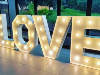 Painel Luminoso Love em Led