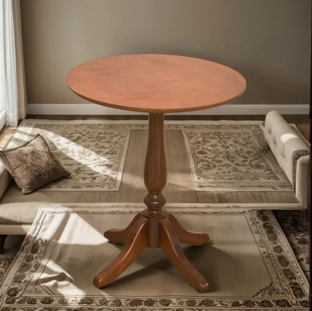 Mesa Lateral Vintage Castanho